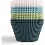 Orret Home Muffin Pişirme Kalıbı 12 Adet Silikon Kek Kalıbı Cupcake Çikolata ve Sade Kek (12 Adet)