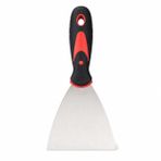 Orret Home Paslanmaz Çelik İnşaat Spatulası Plastik Saplı Macun Spatulası Alçı Boya Kazıma Duvar Tamir Spatulası 100 mm