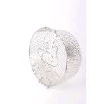 Orret Home Paslanmaz Metal Tel Fritöz Süzgeci Kulplu Kızartma Tenceresi Uyumlu Fritöz Teli Yağ Süzdürme ve Kızartma Aparatı (22 Cm)