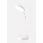 Orret Home Şarjlı Dokunmatik Akrobat Masa Lambası – 12 LED'li Katlanabilir Kitap Okuma ve Çalışma Işığı, Beyaz Işık, Işıldak Modlu Taşınabilir Masa Üstü Lamba-Kitap Okuma Işığı