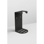 Orret Home Tek Bölmeli Yapışkanlı Sıvı Sabunluk Standı – Siyah Paslanmaz Metal Duvara Yapıştırılabilir Banyo Organizer – Delmeden Montajlı Şampuanlık Rafı – Suya Dayanıklı (Tekli Sıvı Sabunluk Standı)