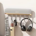 Orret Home Yapışkanlı Askı Seti, Hareketli Kancalar, Anahtarlık ve Havlu Askısı, Banyo ve Mutfak için Çok Amaçlı Organizer, Kepçe,Kevgir Askısı