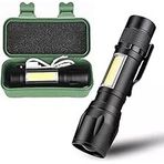Orret Usb Şarjlı Mini El Feneri – Güçlü Led Fener, 3 Modlu Işık, Metal Kasa, Klipsli Taşınabilir Aydınlatma, Kutulu Cep Feneri, Şarj Kablosu Dahil