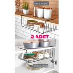 ORSA HOME 2 Adet 942 Kanguru Raf Dolap içi düzenleyici organizer raf