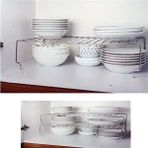 Orsa Metal Dolap İçi Yer Kazandıran Raf 47 cm 1 Adet Paslanmaz Krom Kaplama