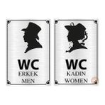 Orse Reklam Wc Yazısı Metal