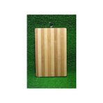 Orta Boy Bambu Kesim Tahtası 22 x 32 cm, Ahşap Kesim Panosu, Salata ve Et Kesme Tahtası - Kahverengi