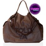Orta Boy Günlük Veya Plaj Için Kadın Çantası 21-K Barcelona - 42x30x35 - Kahve