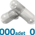 Orta Boy Şeffaf Boş İlaç Kapsülü 0'' 1000 Adet-600Mg Helal Sertifikalı