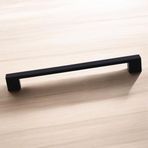 Orta Köprü (160 Mm - 16 Cm) Siyah Metal Mobilya Mutfak Çekmece Dolap Dolabı Kulbu Kulpu Kulpları