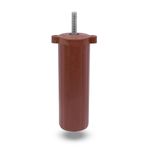 Orta Plastik Mobilya Koltuk Kanepe Ayağı 6 Adet Ceviz 14 - 19 cm 5/16 Vida (Vida Ölçüsüne Dikkat)