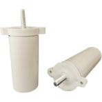 Orta Plastik Mobilya Koltuk Kanepe Ayağı 8 Adet Beyaz 10 - 14 cm 5/16 Vida (Vida Ölçüsüne Dikkat)