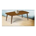 Orta Sehpa 11782 Osm Oval Model Kayin Retro Ayak Parlak Ceviz Tabla El Yapim