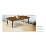 Orta Sehpa 117820 Osm Oval Model Kayın Retro Ayak Ceviz İtinal Paket Kargo Elyapı