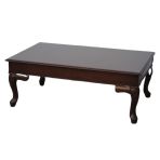 Orta Sehpa 13561 Demonte Klasik Kayın Aslan Ayak Ceviz Natüre Mdf Tabla El Yapım
