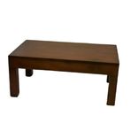 Orta Sehpa 13563 Küt Model Ahşap Kutu Ayak Mdf Parlak Ceviz Natüre Tabla El Yapı