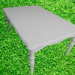 Orta Sehpa 17367 Demonto Klasik Model Kayın Retro Ayak Parlak Beyaz Nature Elyapı
