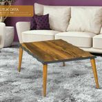 Orta Sehpa 18274 Osm Kutuk Klasik Model Ceviz Gri Uyum Kayin Retro Ayak El Yapim