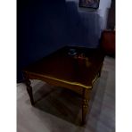 Orta Sehpa Demonte 90684 Model Kayın Aslan Retro Ayak Gold Renk El Yapım
