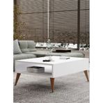Orta Sehpa Masa Salon Sehpası Lüx Model 90x50x33 Beyaz