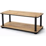 Orta Sehpa Modern Dikdörtgen Sehpa 70X30X38 cm – Mdf Malzeme, Dekoratif Salon Sehpası, Raflı Ta