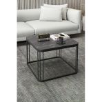 Orta Sehpa ve Zigon Sehpa Oval Lüx 5'li Set Atlantik Çam