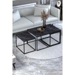 Orta Sehpa-Zigon Yan Sehpa Flora Set - Bendir
