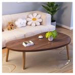 Orta Yüzyıl Minimalist Bulut Şekilli Ekran Sehpa Oturma Odası için Retro Vurgu Kanepe Orta Masa Düşük Profil Tasarımlı (B 1 L80*G40CM/L31.5*G15.7IN)