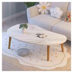 Orta Yüzyıl Modern Küçük Sehpa Oturma Odası için Masif Masa Ayakları Japon Zemin Masası Tasarımı (D L80*W40CM/L31.5*G15.7IN)
