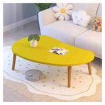 Orta Yüzyıl Modern Sehpa Masif Ahşap Ayaklı Oturma Odası Küçük Uzay Japon Tarzı Çay Masası ve Yan Sehpa (B L80*G40CM / U31.5*G15.7IN)