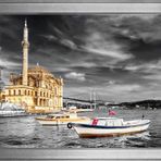 Ortaköy Camii Motifli Kanvas Tablo DBSANAT13419