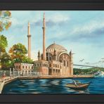 Ortaköy Camii Motifli Kanvas Tablo DBSANAT13867