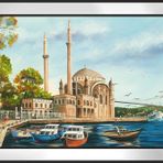 Ortaköy Camii Motifli Kanvas Tablo DBSANAT13884