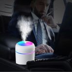 Ortam Nemlendirici Bataryalı Şarjlı H2o Araç İçi Ev Ofis Rgb Renkli Işıklı Buhar Makinası