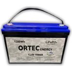 Ortec 12.8V 100AH Lifep04 Lityum Akü 1280 Wh Yeni Nesil 2024 Üretim