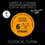Ortega Guitars NYA44N Regular Nylon Authentic 4/4 Set Klasik Gitar Teli (Normal Tension 028/043)