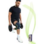 Orthofarma Gri Yeşil Ortopedik Medikal Koruyucu Elastik Spor Dizlik Seti