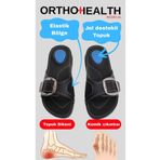 orthohealthmedical Anatomik Jelli Airmax Taban Hallux Valgus Kemik Çıkıntısı Topuk Dikeni Terlik Büyük Tokalı