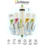 Ortimax 5'li Su Arıtma Filtre Seti – Pp Sediment, Gac, Cto Karbon, Membran ve Post Karbon - Açık Bej