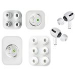 ORTLCINC AirPods Pro 2./1. Nesil için 5 Çift Kulak Ucu Değiştirme, Airpod Pro (S/M/L) ile Uyumlu Gürültü Azaltma Delikli Silikon Kulak Uçları