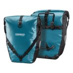 Ortlieb Unisex Yetişkin Back-Roller Classic QL2.1 Paket Çanta Seti Bisiklet Çantaları Seyahat, Petrol Siyahı 2 x 20 l, Tek Boy