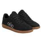 Ortopedik Bağcıklı Spor Ayakkabı, Unisex Sneaker, Faylon Taban, Pad'li İç Taban, Günlük Rahat Kullanım, Siyah ve Beyaz (Siyah, EU Ayakkabı Beden Sistemi, Yetişkin, Kadın, Sayısal, Orta, 37)