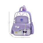 Ortopedik Kız Çocuk Ultra Lüx Anaokulu Sırt Çantası Kreş Çantası 33*25 Cm Su İtici Kumaş