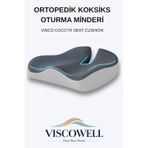 Ortopedik Koksiks Oturma Minderi Oturma Simidi Koltuk Sandalye Minderi Kuyruk Sokumu Yastığı Lacivert