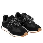 Ortopedik Spor Ayakkabı, Kadın Sneaker Siyah ve Kahverengi Bağcıklı Faylon Taban Padli İç Taban 2 cm Topuk Günlük Kullanım (Siyah, EU Ayakkabı Beden Sistemi, Yetişkin, Kadın, Sayısal, Orta, 39)
