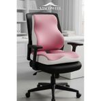 Ortopedik Visco Anatomik Sırt Bel Destek Yastık Visco Koksiks Oturma Minderi Ofis Seti Pembe dummy-274311823-429