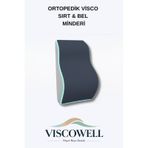 Ortopedik Visco Sırt & Bel Minderi Sırt Minderi Ortopedik Bel Minderi %100 Visco Destek Minder dummy-274311838-429