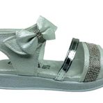 OrtopedikAL Grafen Filet Kız Çocuk Sandalet Sedef Şeffaf Taşlı Abiye Ayakkabı