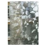 Örtücüm 60 Cm X 4 Metre Buzlu Statik Yapışkansız Kumlama Cam Folyo Ev Balkon Duşakabin Desenli Cam Filmi