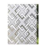 Örtücüm 60cm X 1 Metre Buzlu Statik Yapışkansız Kumlama Cam Folyo Ev Balkon Duşakabin Desenli Cam Filmi F400